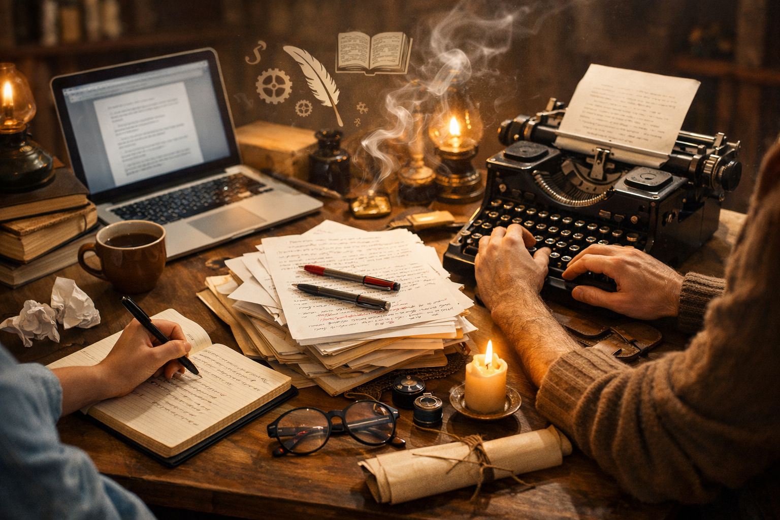 Co-escribiendo - Retos y Beneficios Literarios - Relatia.es