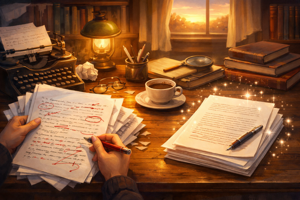 Revisa tu relato - del borrador al brillo - Relatia.es