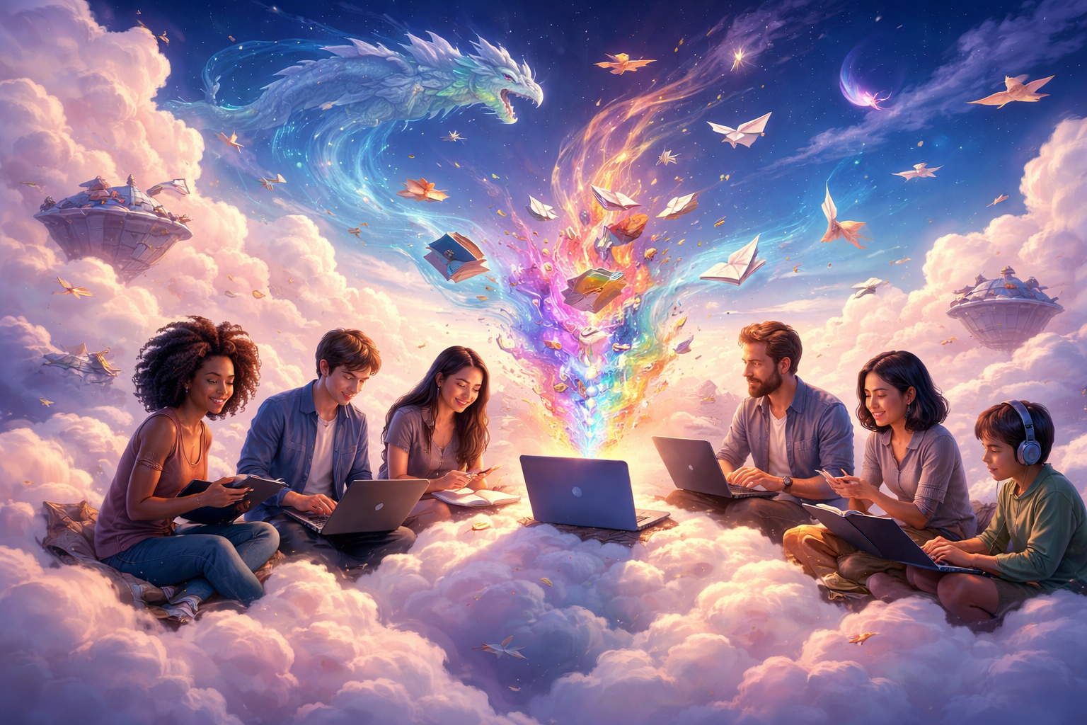 Co-creación en la nube: Relatos sin fronteras