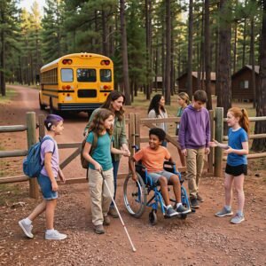 El campamento de los cinco sentidos