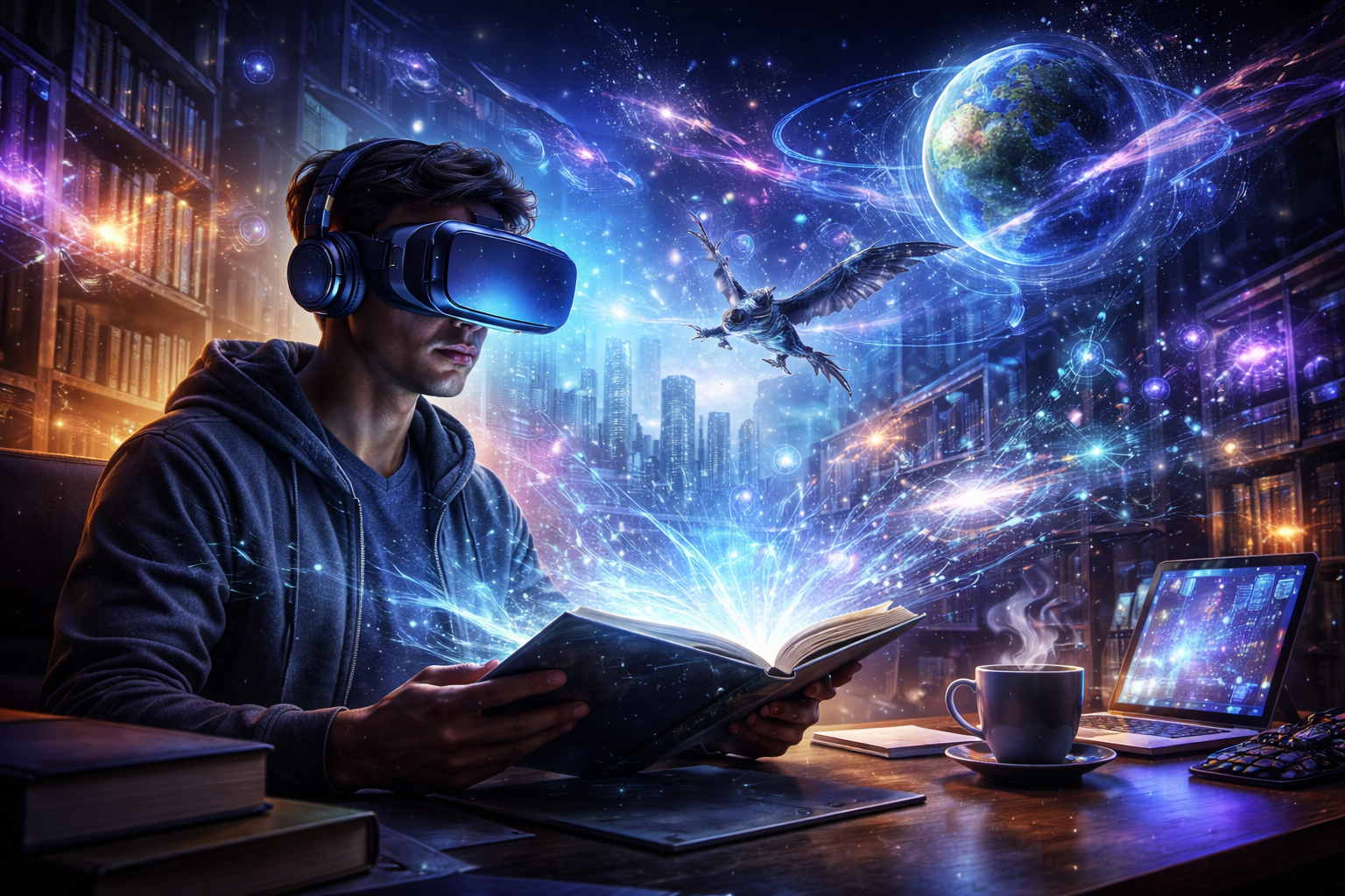 La literatura inmersiva: realidad aumentada y virtual